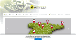 Desktop Screenshot of federacionmetodosuzuki.es